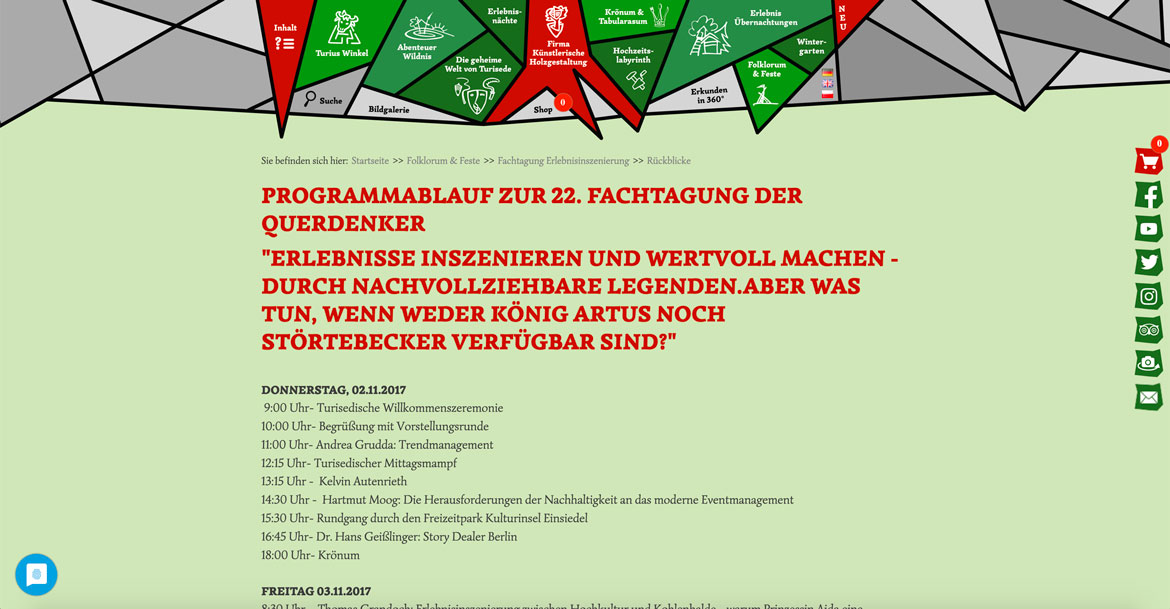 22. Fachtagung der Querdenker „Erlebnisse inszenieren und wertvoll machen“
